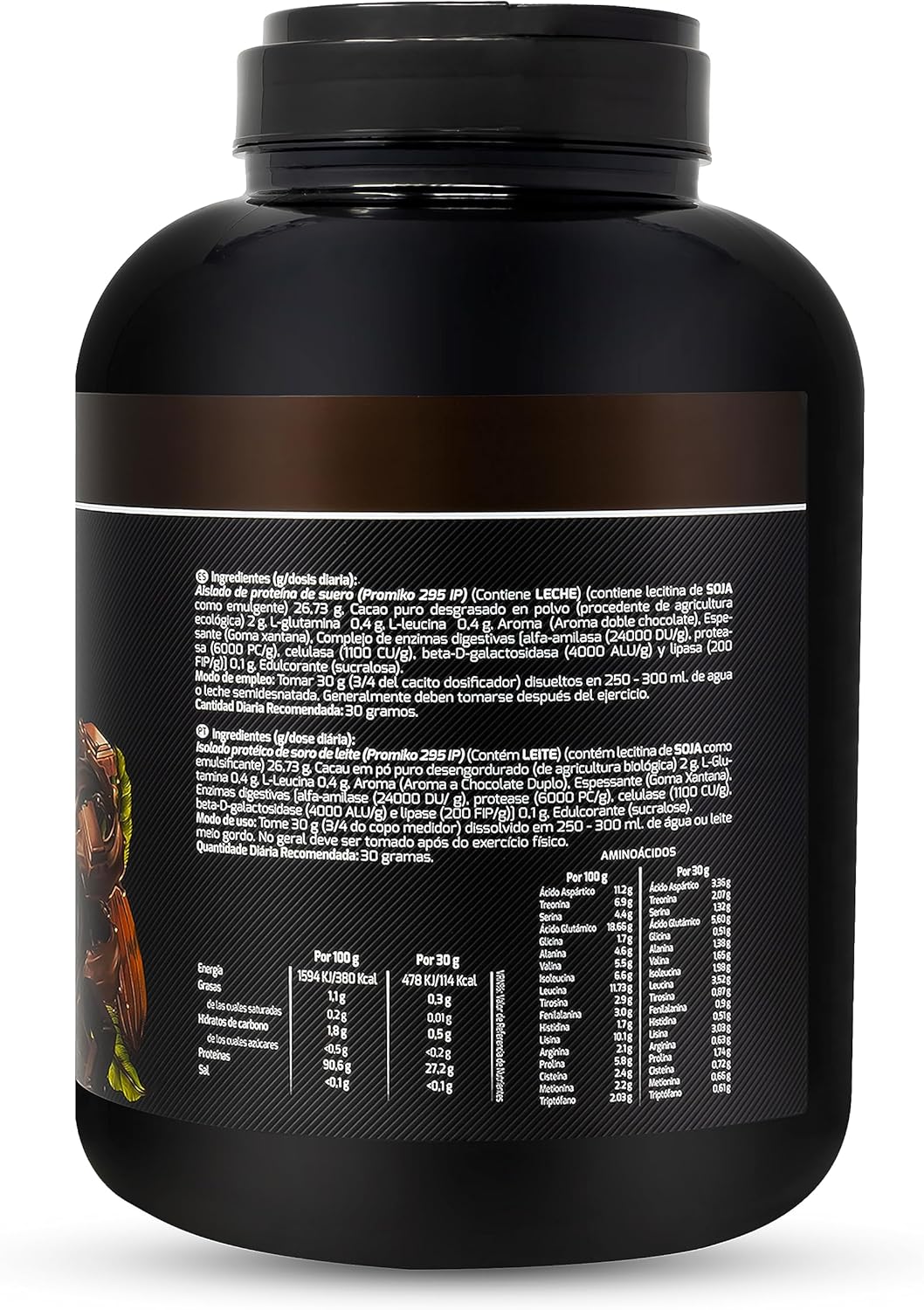 Drasanvi WHEY PROTEIN AISLADO DOBLE CHOCOLATE 2,2KG SPORT LIVE