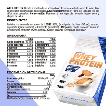 Quamtrax Nutrition - Whey Protein (Whey Protein) - High protein content, support in muscle growth and energy (900g, Chocolate)