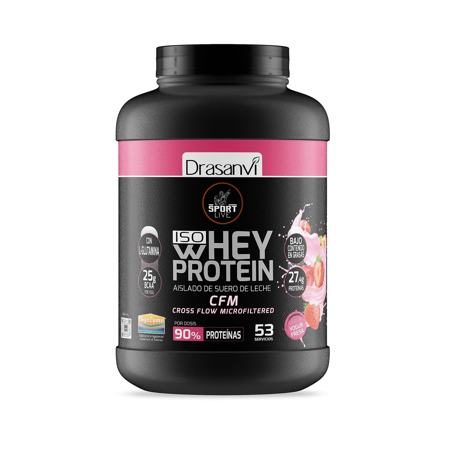 Drasanvi WHEY PROTEIN AISLADO DOBLE CHOCOLATE 2,2KG SPORT LIVE