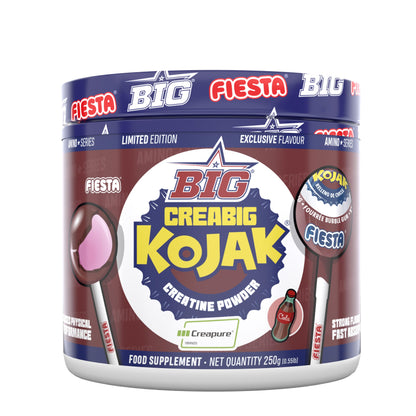 Creatina Creapure ® - Creatina Monohidratada Creapure en Polvo, Rendimiento Físico y Recuperación - Materia Prima Premium - Monohidrato de Creatina de Rápida Absorción, Vegana (250g, Kojak)