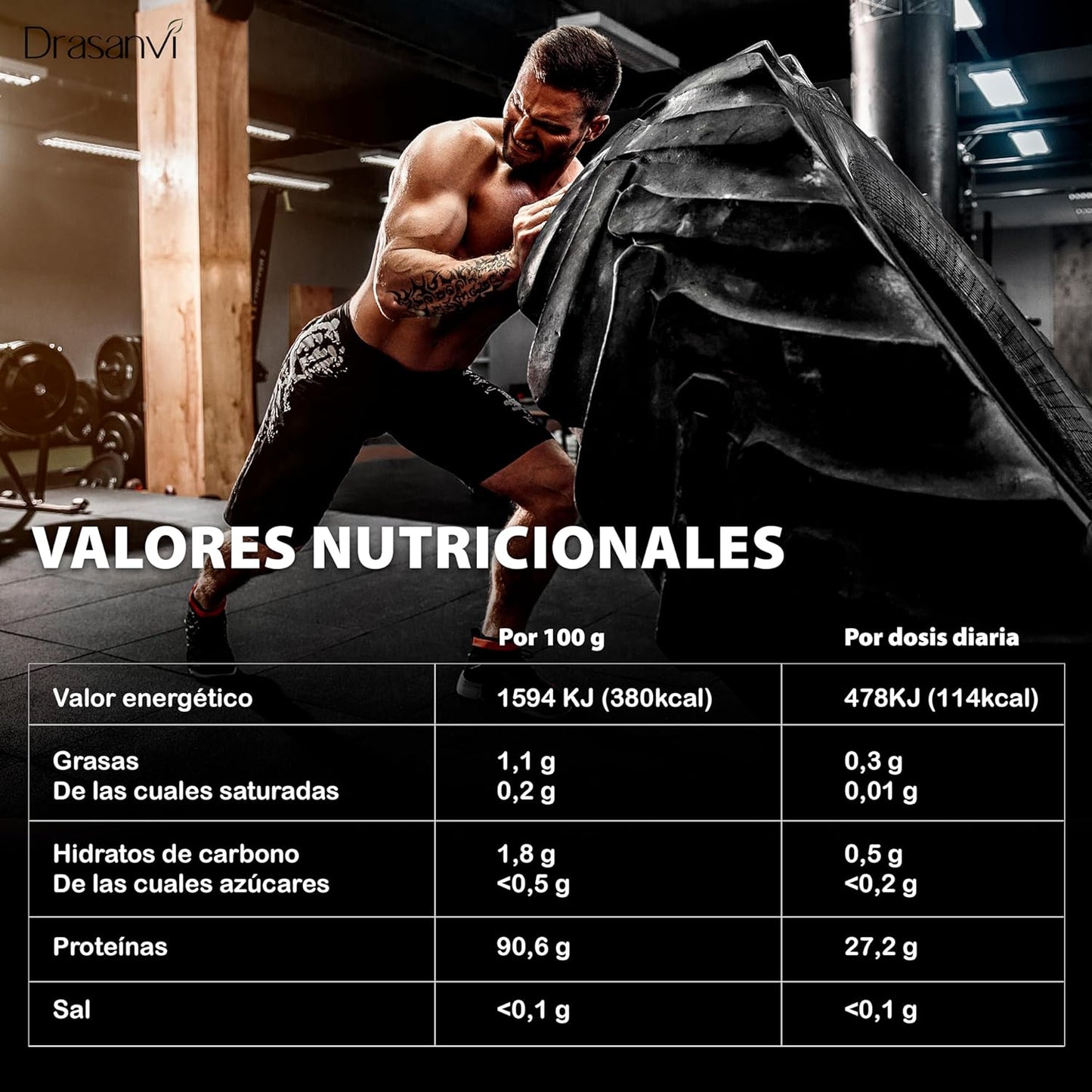 Drasanvi WHEY PROTEIN AISLADO DOBLE CHOCOLATE 2,2KG SPORT LIVE
