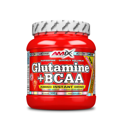AMIX - Bcaa Glutamina - Complemento Alimenticio de Glutamina en Polvo - Reduce el Catabolismo Muscular - Aminoácidos Ramificados