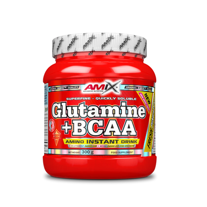 AMIX - Bcaa Glutamina - Complemento Alimenticio de Glutamina en Polvo - Reduce el Catabolismo Muscular - Aminoácidos Ramificados
