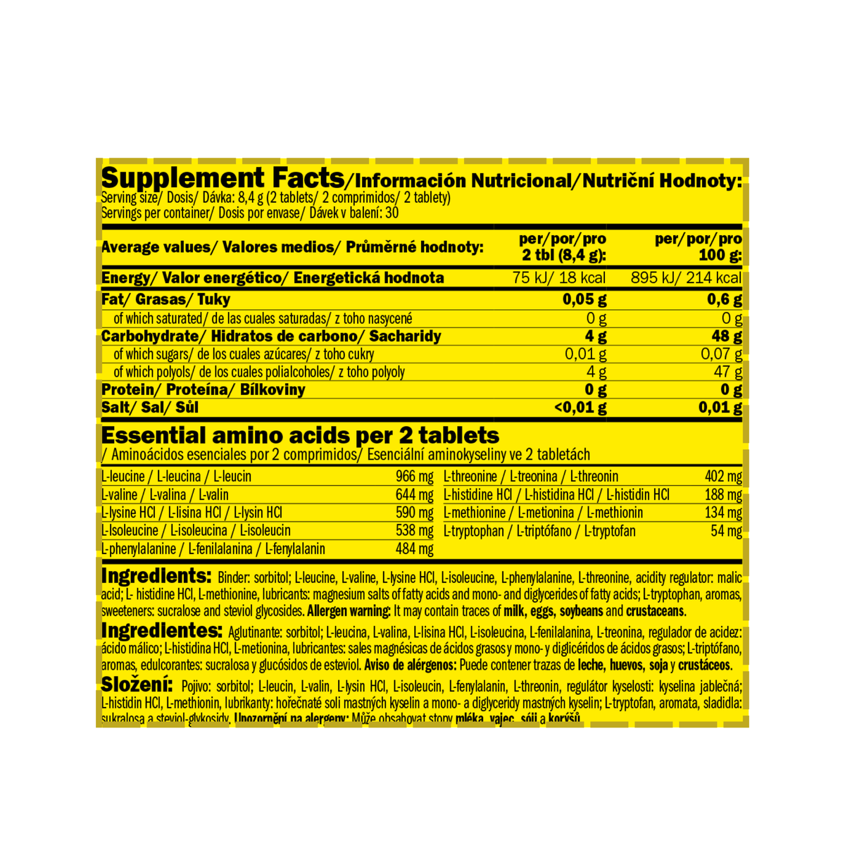AmixPro M.A.P. – Aminoácidos esenciales masticables, 60 comprimidos – imagen oficial 3