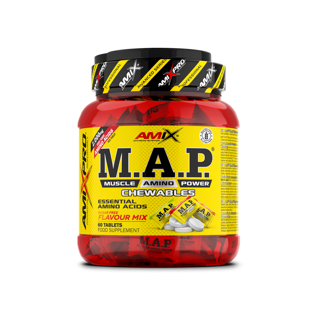 AmixPro M.A.P. – Aminoácidos esenciales masticables, 60 comprimidos – imagen oficial 4