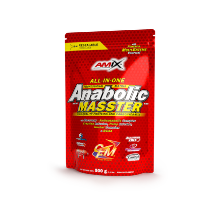 Amix Anabolic Masster, envase oficial del formato 500 g