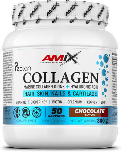 Amix Colágeno Marino Peptan - 300 g, chocolate