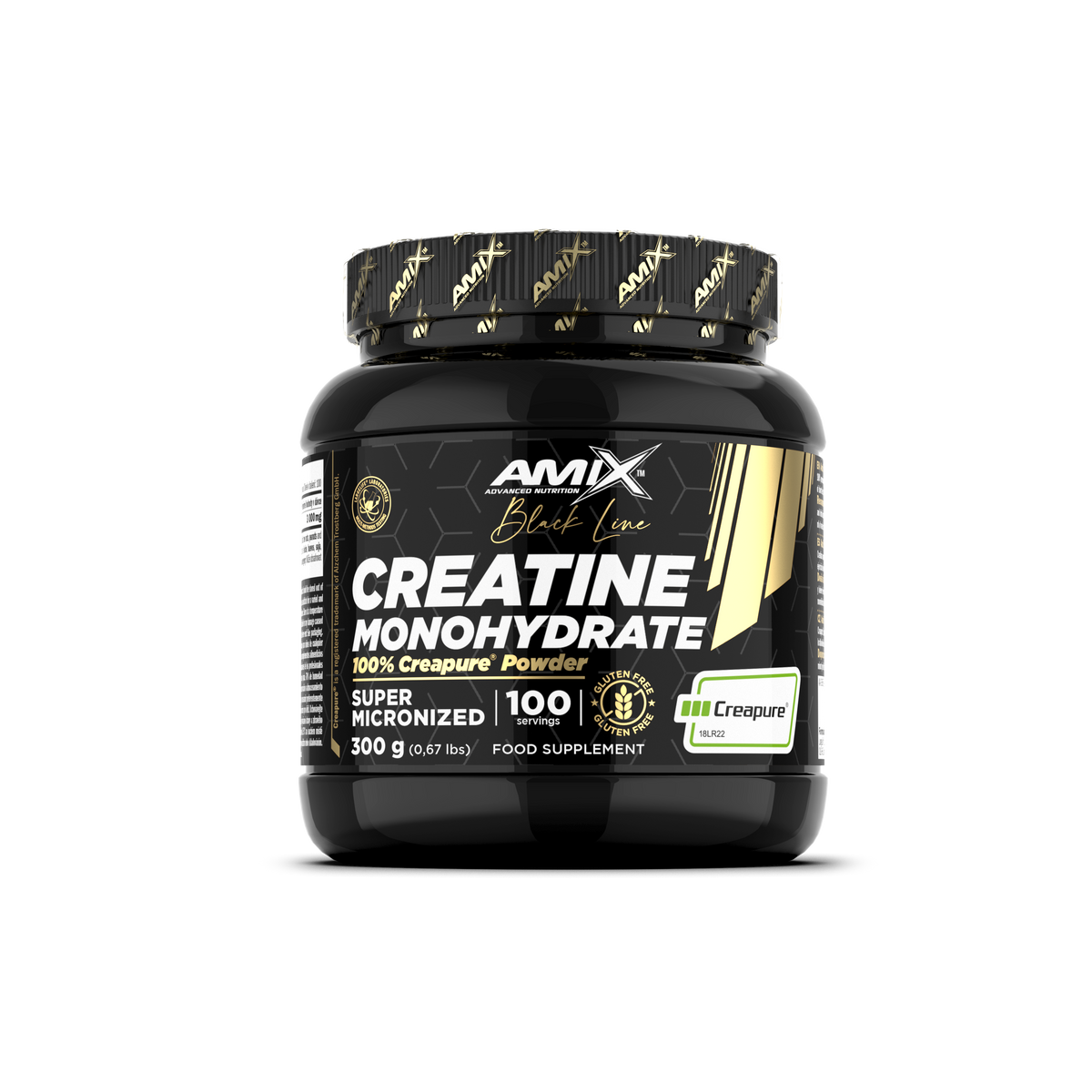 Amix Black Line Creatina Monohidrato Creapure® – 300 g