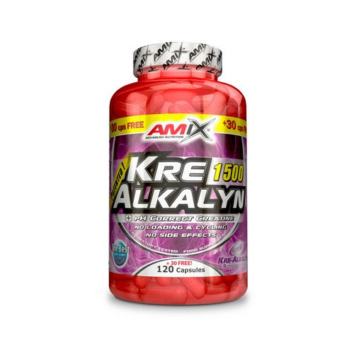 Amix Kre-Alkalyn® Creatina – 120 + 30 cápsulas gratis, imagen oficial 1