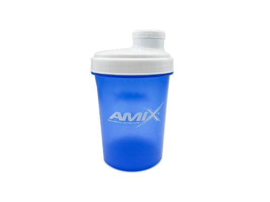 Shaker AMIX de 500 ml en color azul, vista principal