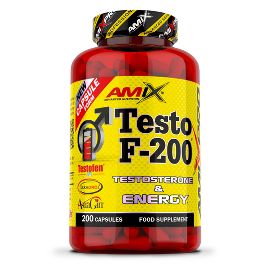 AmixPro Testo F-200 – Complejo de aminoácidos y extractos, 200 cápsulas, imagen oficial 1