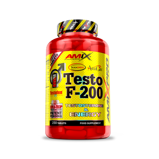 AmixPro Testo F-200 – Complejo deportivo, 250 comprimidos, imagen oficial 1