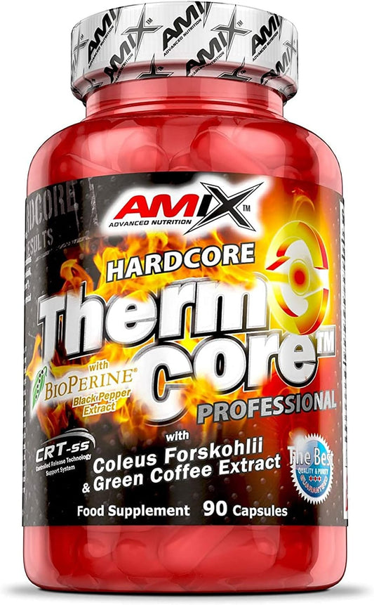 Amix Thermocore - Complemento con cafeína, 90 cápsulas