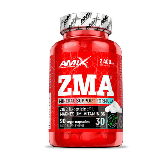Amix ZMA® – Zinc, magnesio y vitamina B6, 90 cápsulas, imagen oficial 1