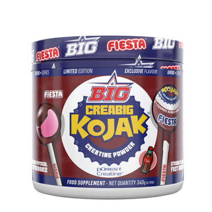 BIG Creabig Purest - Creatina monohidrato en polvo, Kojak Cola 
