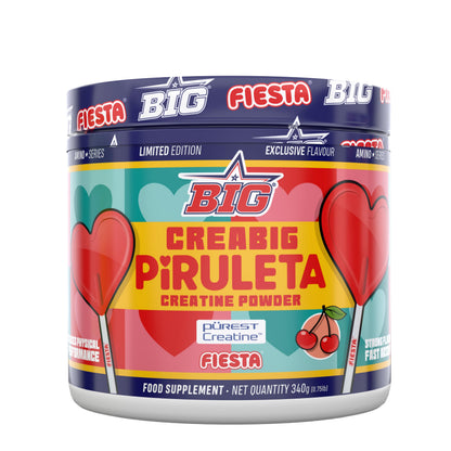 BIG Creabig Purest - Creatina monohidrato en polvo, Piruleta 