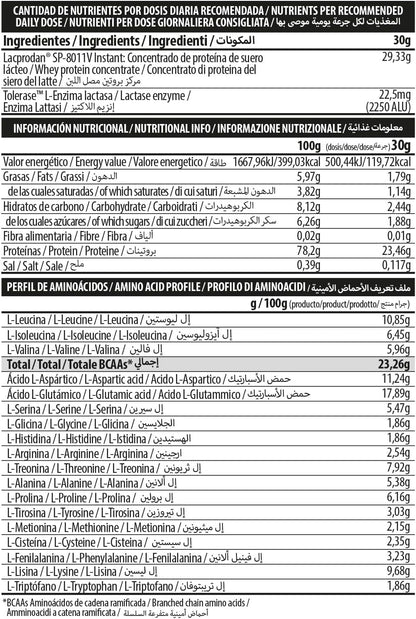BIG Only Whey Zero - Proteína de suero con lactasa 1kg