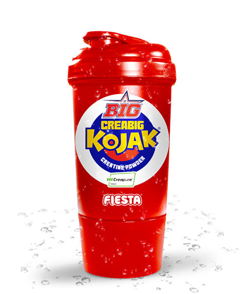 Shaker BIG Fiesta Kojak rojo, fotografía frontal