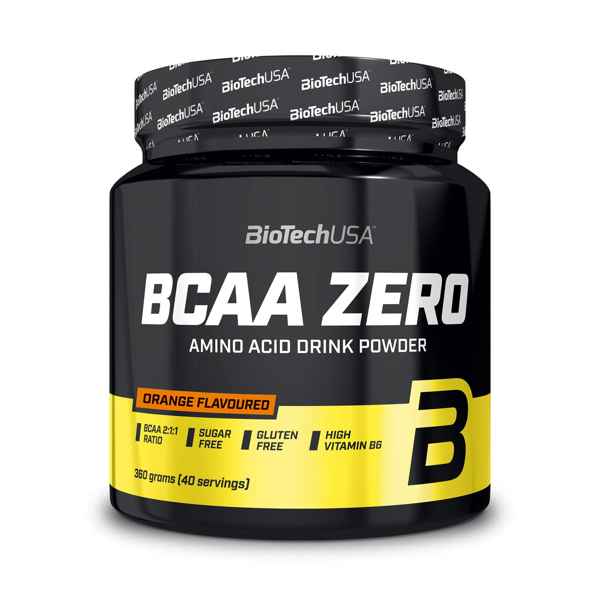 BioTechUSA EAA Zero - Aminoácidos esenciales, 350 g, Naranja 