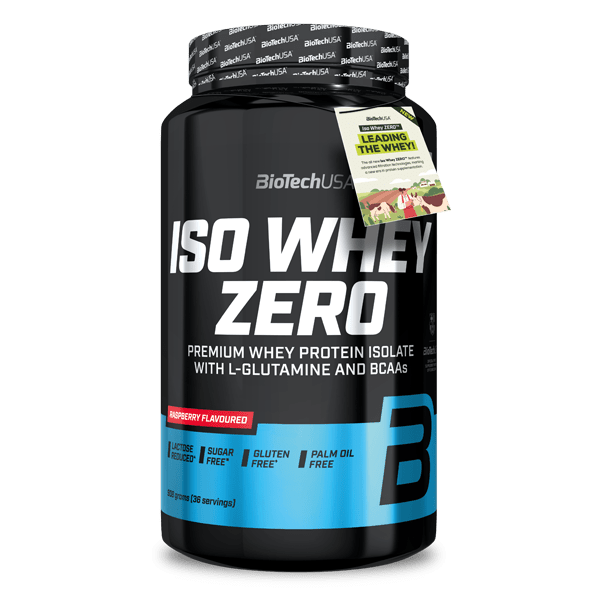 BioTechUSA Iso Whey Zero - Proteína aislada de suero, 908 g
