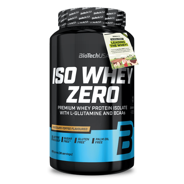 BioTechUSA Iso Whey Zero - Proteína aislada de suero, 908 g