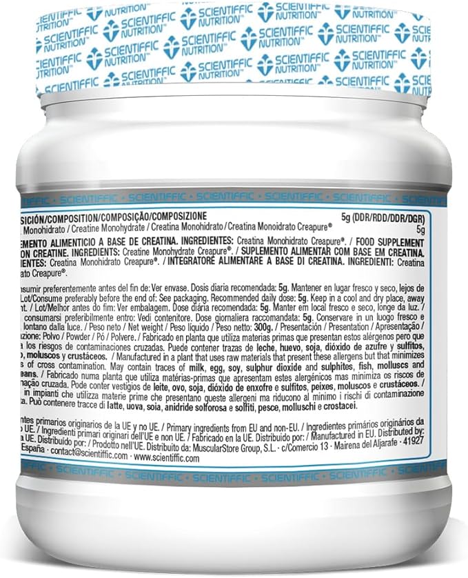 SCIENTIFFIC Creatina Creapure 300gr