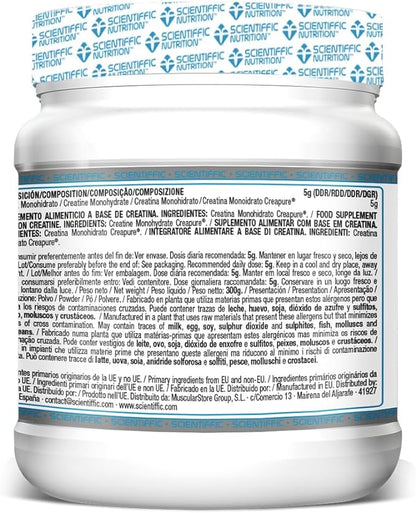 SCIENTIFFIC Creatina Creapure 300gr