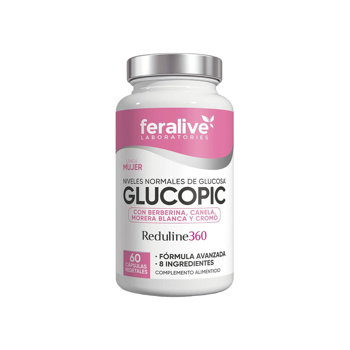 Feralive GLUCOPIC con Reduline360 - 60 cápsulas - envase frontal