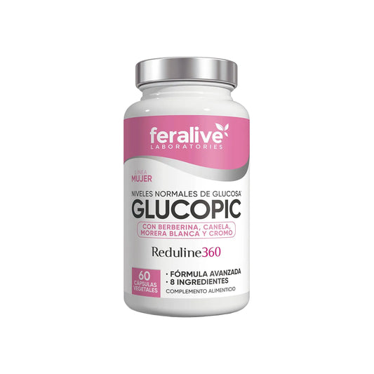 Feralive GLUCOPIC con Reduline360 - 60 cápsulas - envase frontal