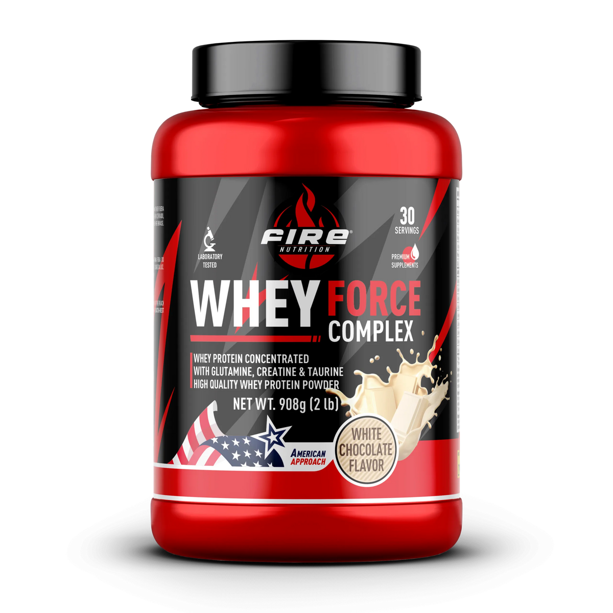 Fire Nutrition Whey Force chocolate blanco 908 g