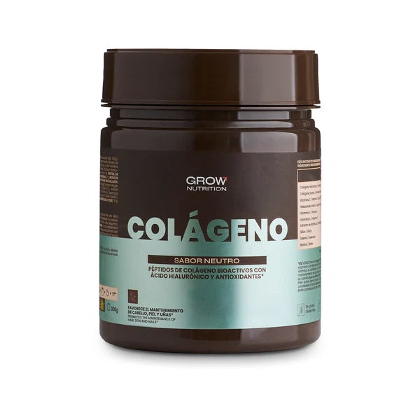 Grow Nutrition - Colágeno con VERISOL®, 300 g, Neutro 
