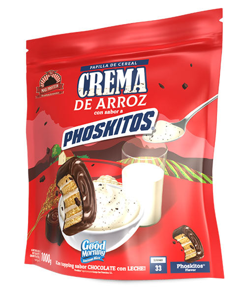 Max Protein Good Morning Crema de Arroz Phoskitos - 1 kg - envase oficial