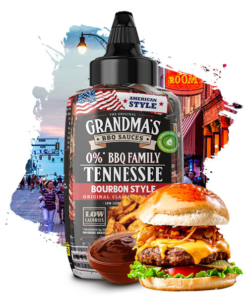 Salsa Grandma's BBQ Tennessee Max Protein 290 ml, vista posterior