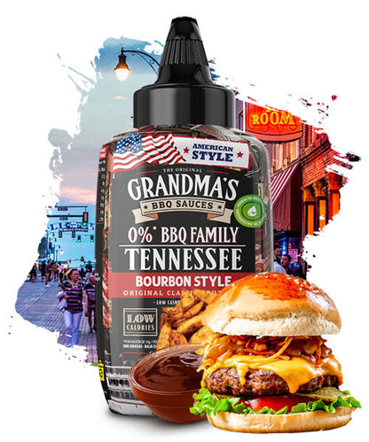 Salsa Grandma's BBQ Tennessee Max Protein 290 ml, vista posterior
