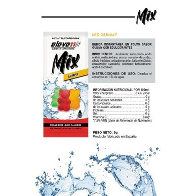 Etiqueta ingredientes y valores nutricionales Elevenfit Mix Gummy