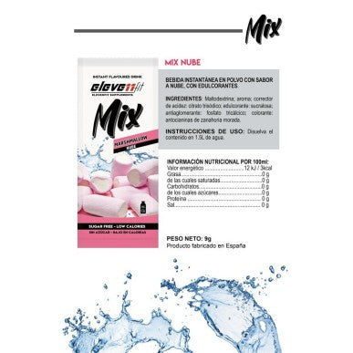 Etiqueta ingredientes y valores nutricionales Elevenfit Mix Nube