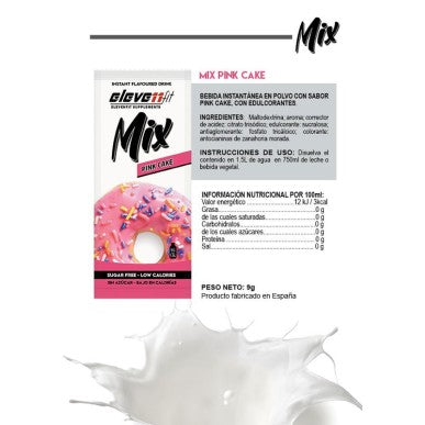 Etiqueta ingredientes y valores nutricionales Elevenfit Mix Pink cake