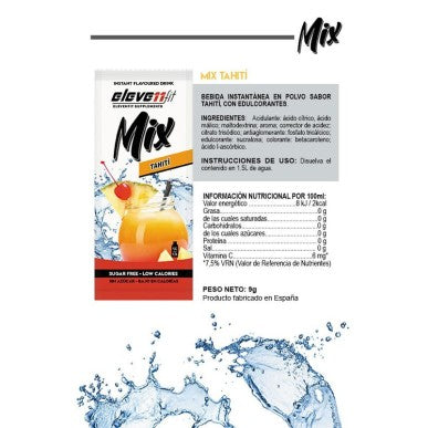 Etiqueta ingredientes y valores nutricionales Elevenfit Mix Tahiti