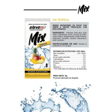 Etiqueta ingredientes y valores nutricionales Elevenfit Mix Tropical