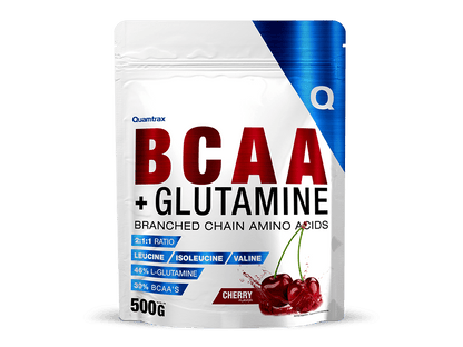 Quamtrax BCAA + Glutamina 500 g sabor Cereza