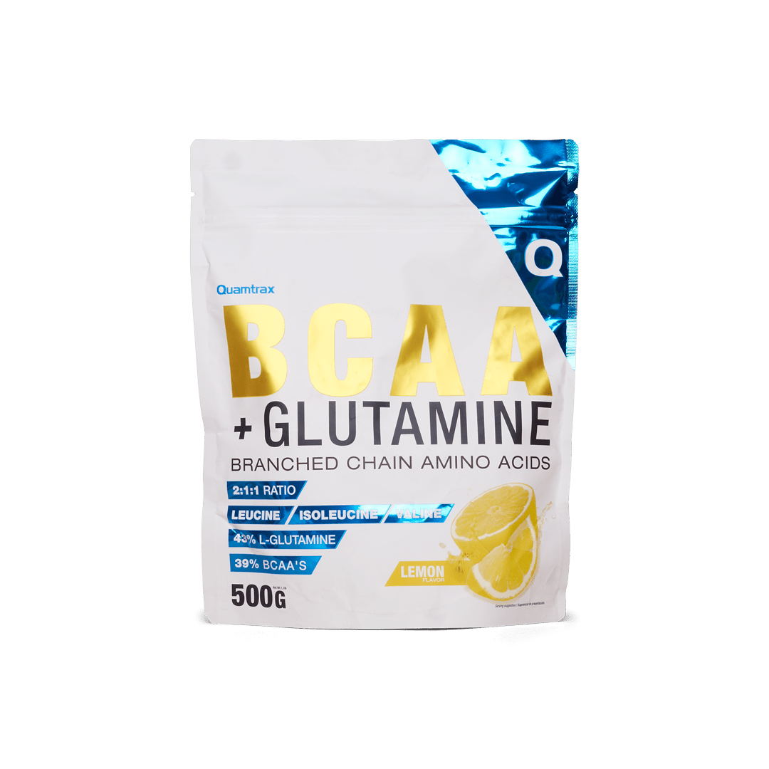 Quamtrax BCAA + Glutamina 500 g sabor Limón