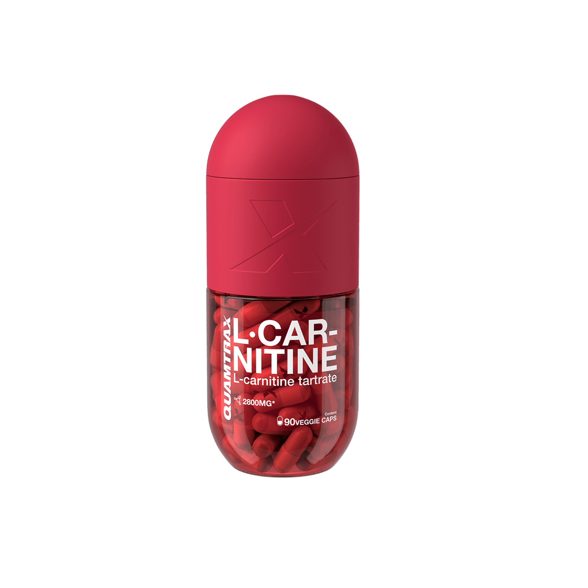 Quamtrax Mega L-Carnitine - 90 cápsulas - fotografía original del fabricante