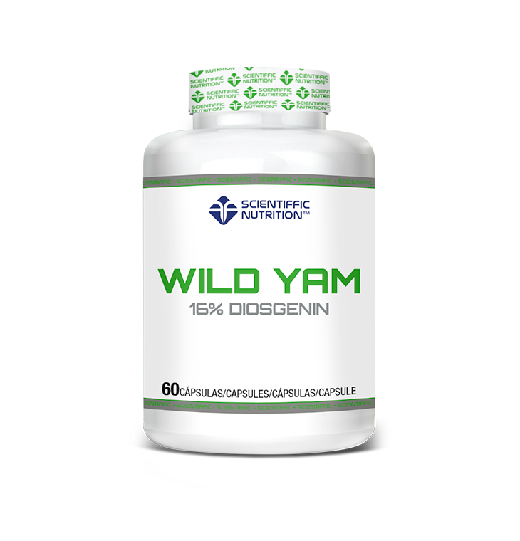 Scientiffic Nutrition wild yam, envase frontal oficial