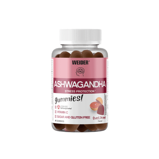 Weider Ashwagandha Gummies KSM-66 - 40 gominolas - envase oficial Weider