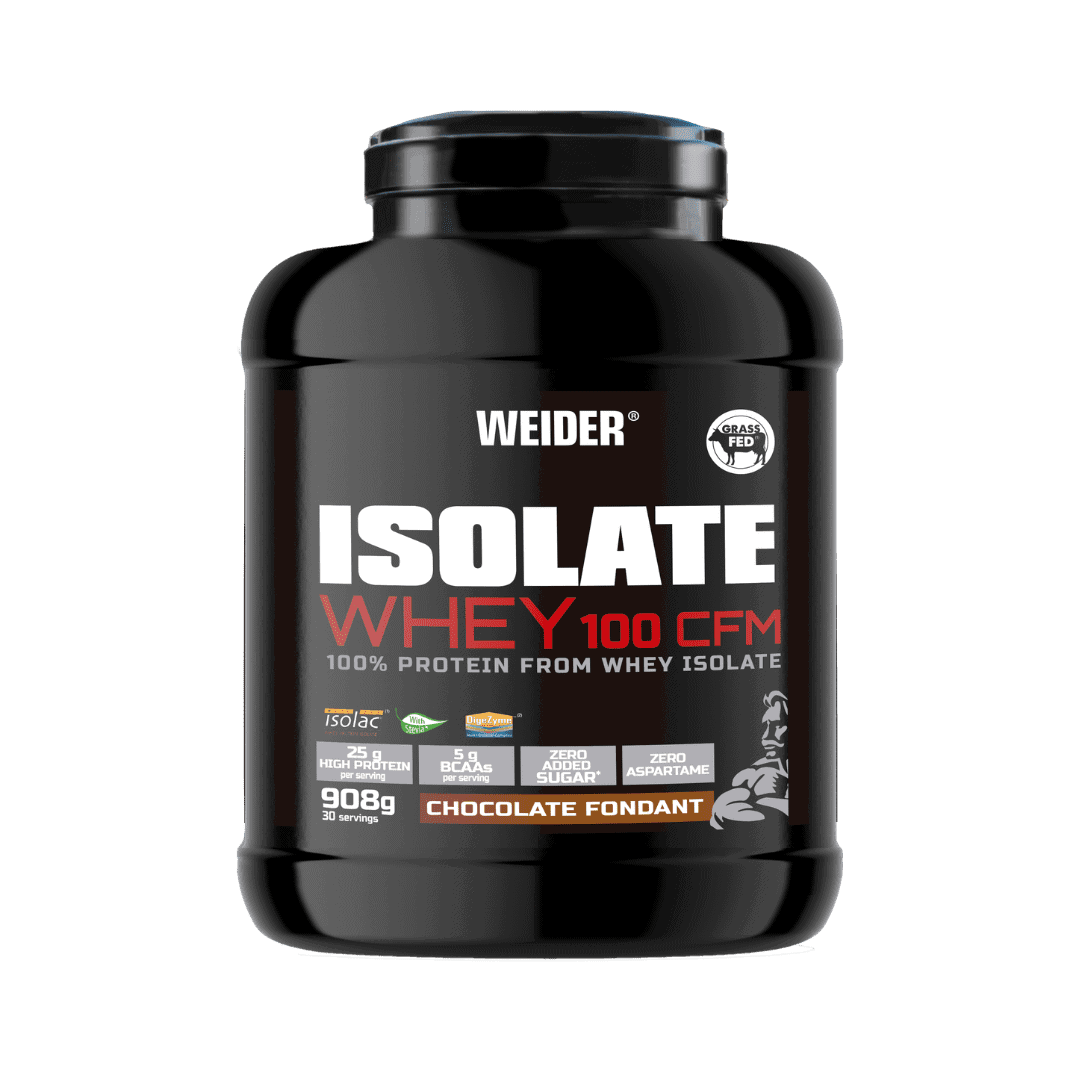 Weider Isolate Whey 100 CFM de 908 g sabor Chocolate Fondant